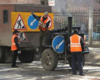 За первую неделю марта ямы «залатали» на 12 улицах Смоленска