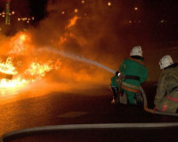 В Смоленском районе сгорели две легковушки