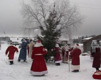 Смоленский Дед Мороз лучше всех укутал снегом карельскую ель