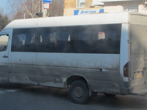 В Смоленске с рейса сняли грязные маршрутки