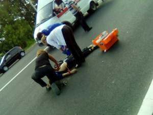 Иномарка сбила насмерть подростка на Рославльском шоссе