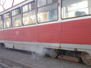 В Смоленске произошло задымление в вагоне трамвая