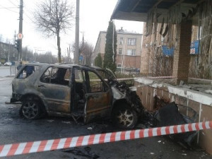 В аварии на ул.Шевченко заживо сгорел пассажир