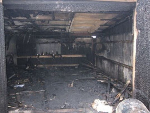 В Смоленской области сгорел гараж