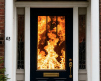 В Промышленном районе орудовал пироман