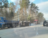 Момент жесткого ДТП недалеко от Дубравы попал на видео