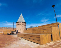 В сквере имени Шеина началось строительство амфитеатра