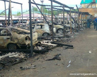 По факту поджога автостоянки в Смоленской области возбуждено уголовное дело