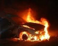 В Демидове загорелся автомобиль