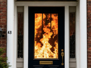 В Промышленном районе орудовал пироман