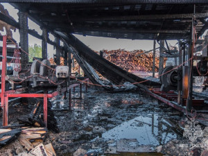 В Смоленской области смогли предотвратить серьёзный пожар на пилораме