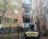 В Починковском районе при пожаре в пятиэтажке погиб мужчина