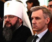 Митрополит Смоленский и Дорогобужский Исидор поздравил губернатора Василия Анохина с годовщиной назначения на пост