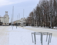 Во второй половине декабря на площади Ленина планируют залить каток