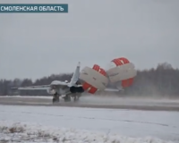 Видео: Под Смоленском прошли командирские полеты Су-24МР