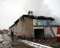 В Смоленске вчера сгорела «Автобаня»