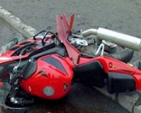 Юный мотоциклист погиб от столкновения с "Рено"