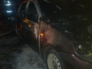 В Смоленской области загорелся отечественный автомобиль