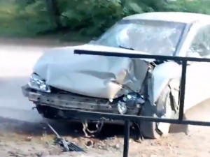 В сети появилось видео с места аварии в Вязьме.