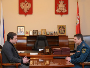 Губернатор Смоленской области поблагодарил личный состав регионального управления МЧС