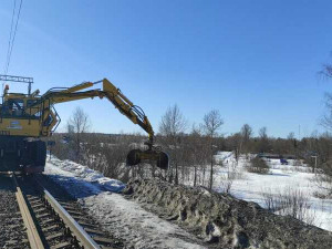 Под Смоленском сформировали противоразмывный поезд для защиты железнодорожной инфраструктуры