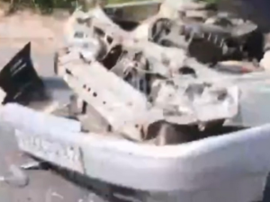 Последствия аварии на Таборной горе сняли на видео