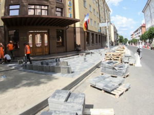 Реконструкция улицы Коненкова подходит к завершению