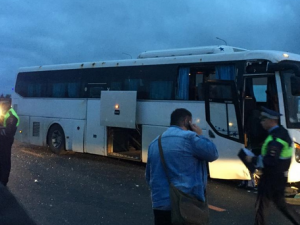 Смоленский автобус попал в серьезное ДТП (фото)