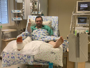 Алексею Островскому сделали третью операцию после перелома ноги