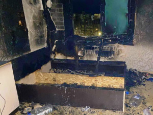 На улице Николаева из-за ноутбука произошел пожар в многоэтажном доме