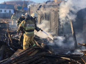 В страшном пожаре под Смоленском погиб пенсионер