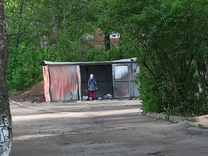 Неизвестные на улице Соколовского спалили мусорную площадку