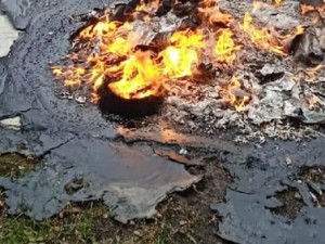 Неизвестный хулиган устроил поджог в парке отдыха под Смоленском