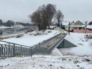 В Смоленской области ввели в эксплуатацию мост через реку Велижка (видео)