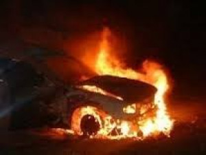 В Демидове загорелся автомобиль