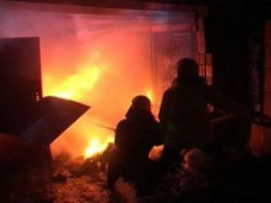 В Дорогобужском районе  сгорел магазин