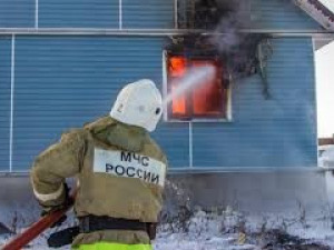 В Смоленске сгорел дом