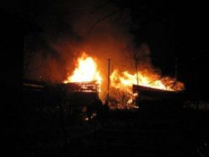 В Сафоновсокм районе Смоленской области загорелась школа