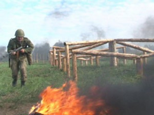 Новички Смоленской военной академии прошли курс молодого бойца